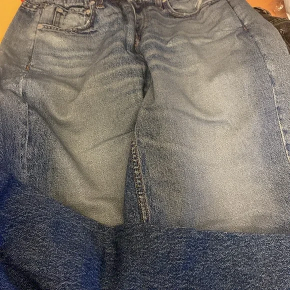 rag & bone Blue Wide-Leg Jeans - Picture 7 of 7